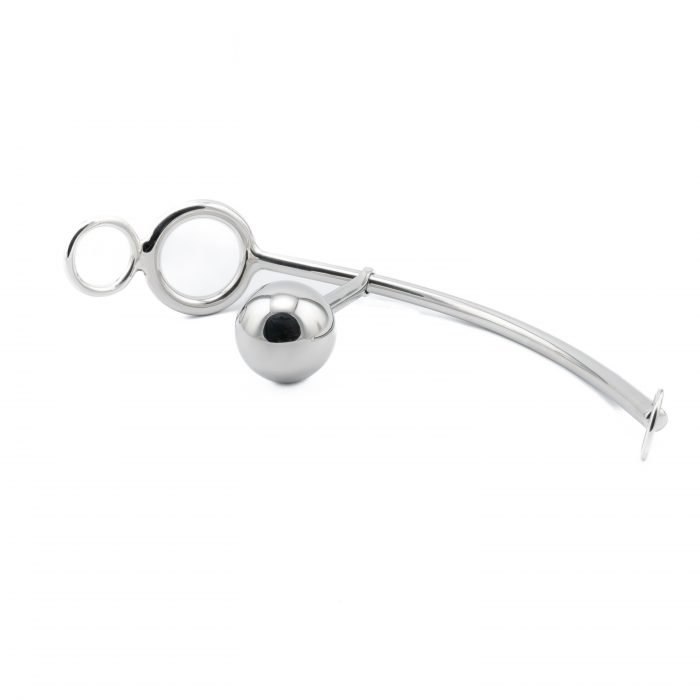 Shibari String Hook with Ball insert and Dildo Ring in stainless steel