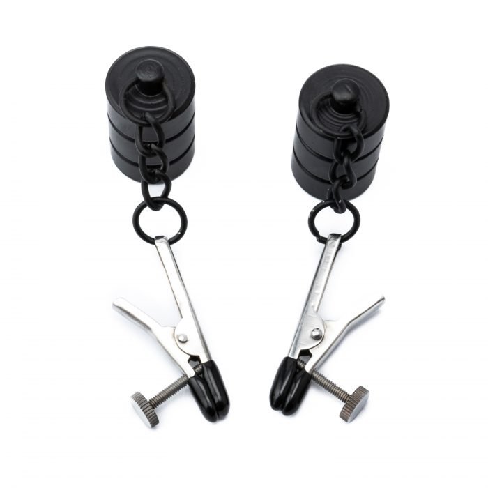 Burden Cylinder Weighted Nipple Clamps