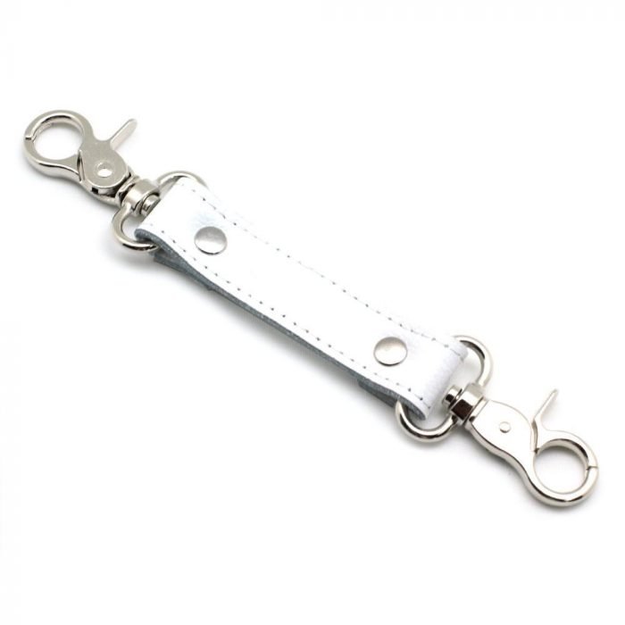 White Cow Leather BDSM Hand Cuff