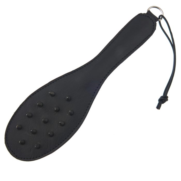 Hells Spikes Leather Paddle