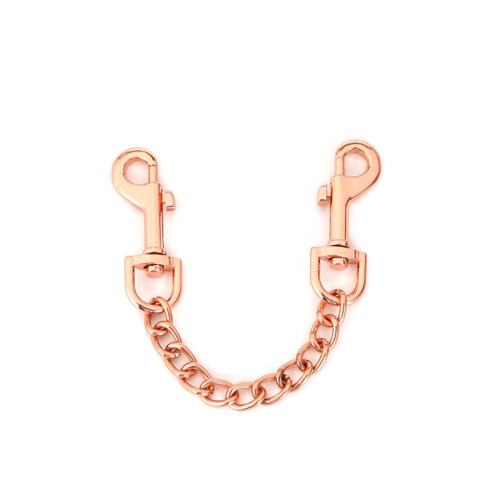 Rose Gold Connecting Chain for White & Pink Fairy Goat Leather Hand Cuffs
